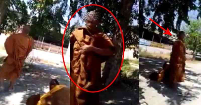 เงิบหน้าหงาย!! เห็นพระเดินข้างถนน "สัมภาระพะรุงพะรัง" พอจอดถามจะไปส่งเท่านั้นแหละ เจอตอบกลับแบบนี้ เหยียบคันเร่งหนีแทบไม่ทัน !?(มีคลิป)